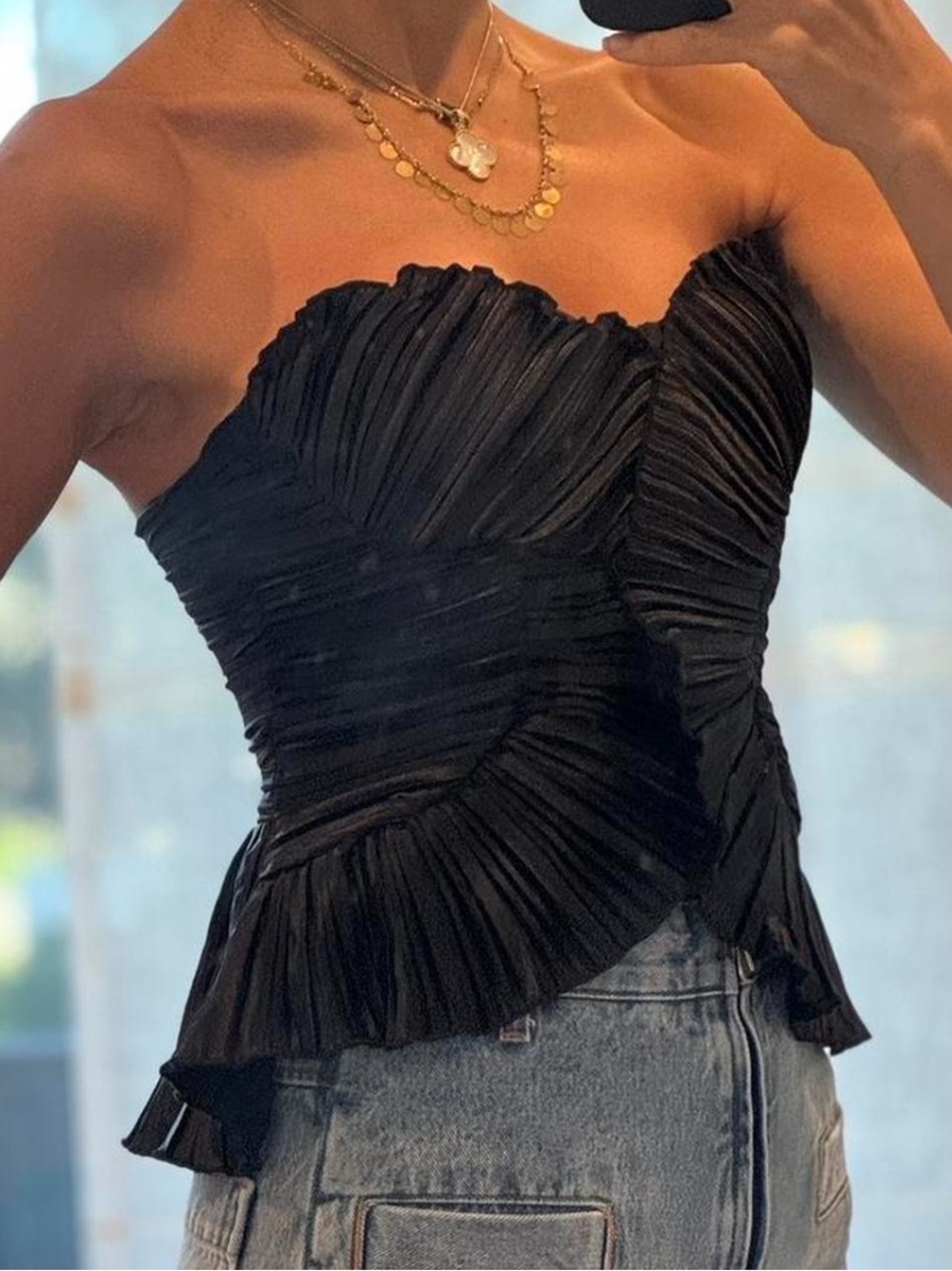 Cult Gaia corset top